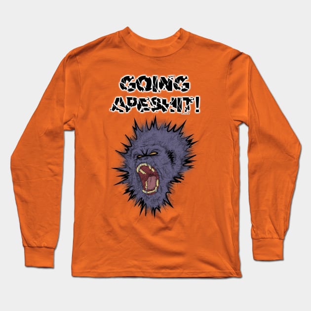 Going Apeshit! Long Sleeve T-Shirt by AlterAspect